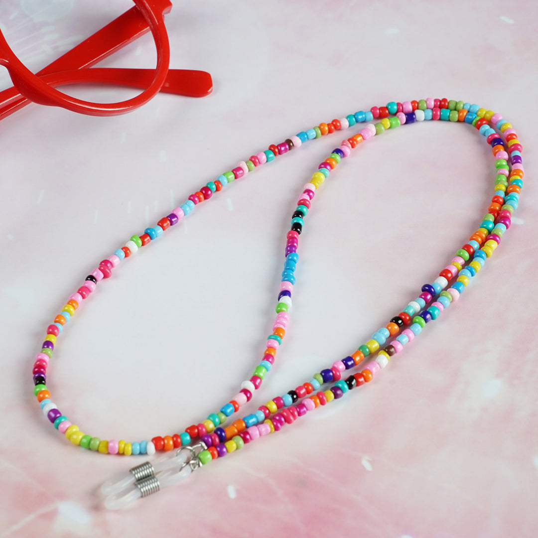 Colorful Beaded Eyewear Chain Bowlift