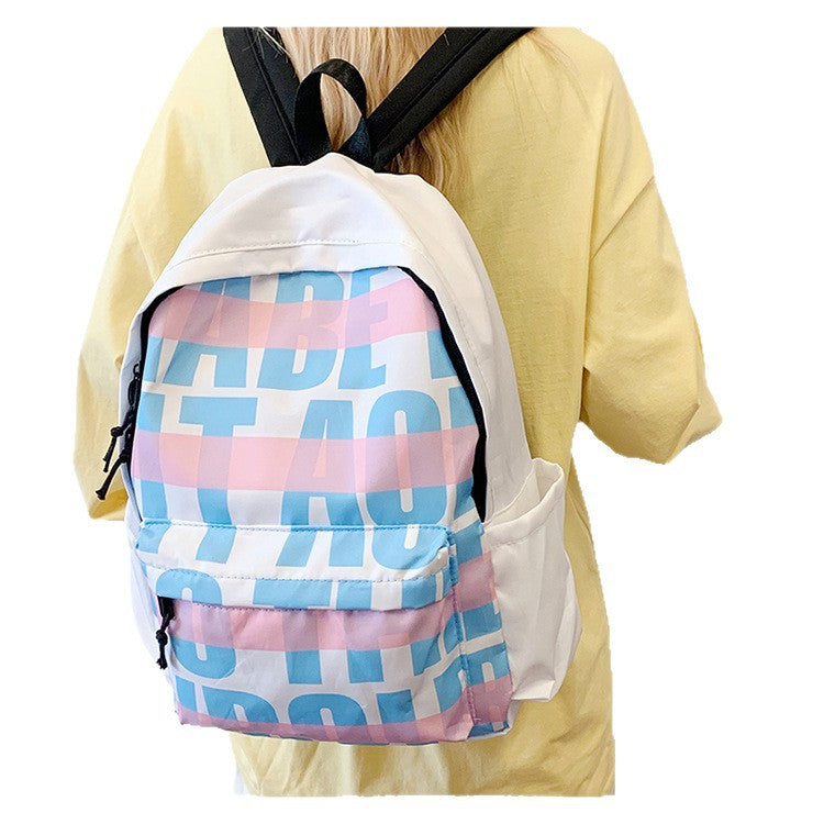 Leisure backpack with eye-catching graphic design and practical compartments Bowlift