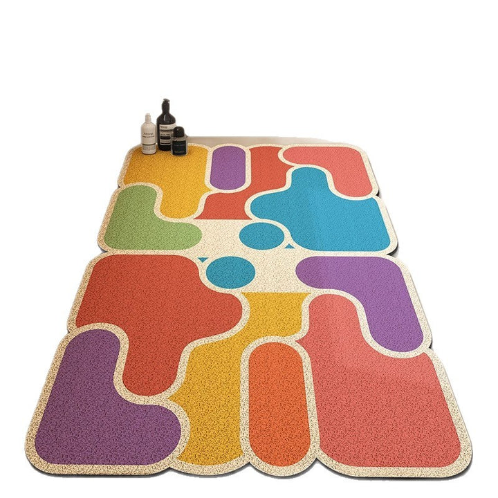Modern Geometric Bath Mat Bowlift