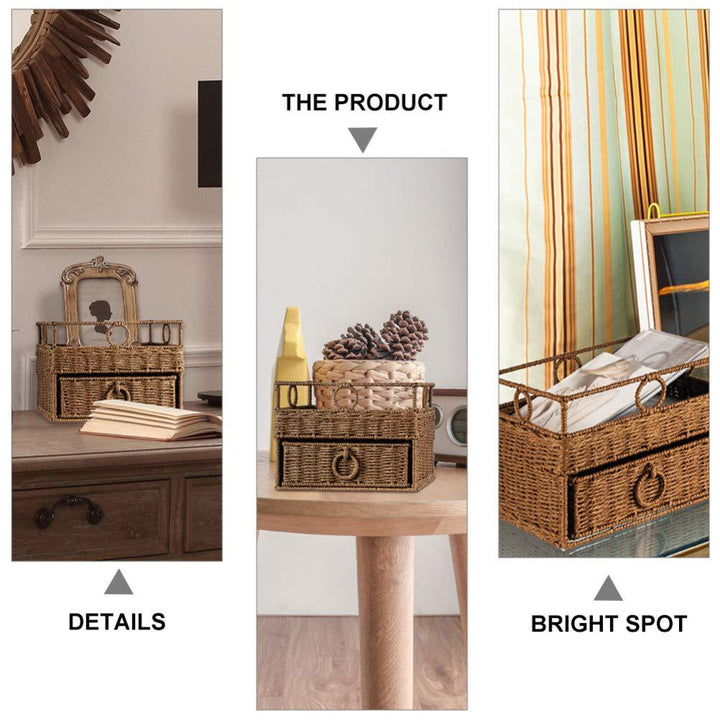 Decorative Woven Storage Tray Bowlift
