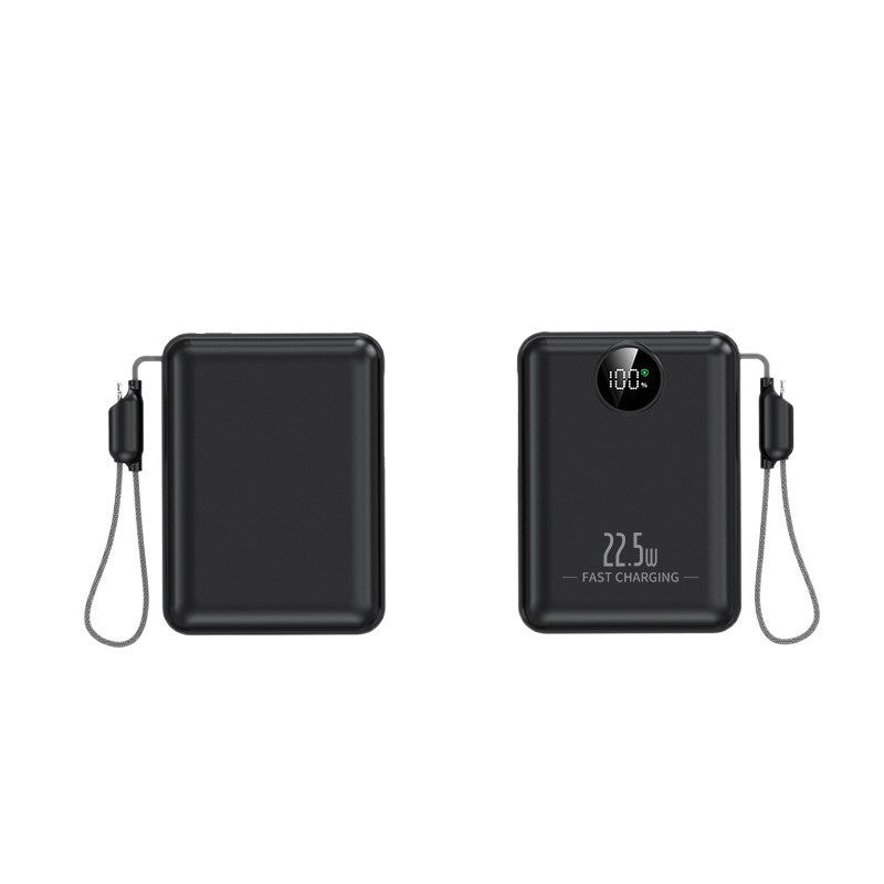 Portable power bank with LCD display and multifunctional connection options Bowlift