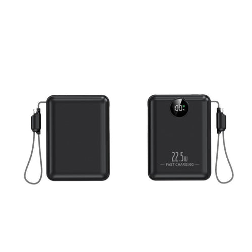 Portable power bank with LCD display and multifunctional connection options Bowlift