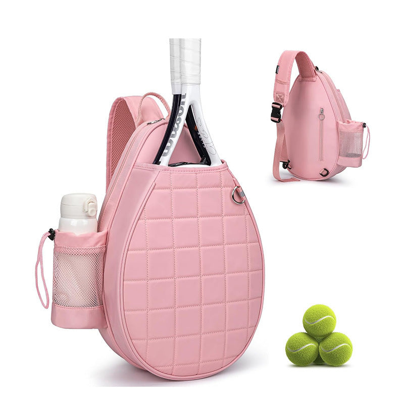 Quilted Tennis Backpack Bowlift