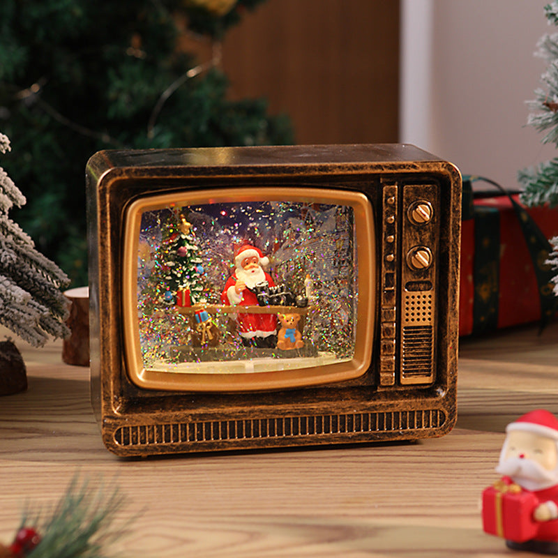 Nostalgic Snow Globe TV Bowlift