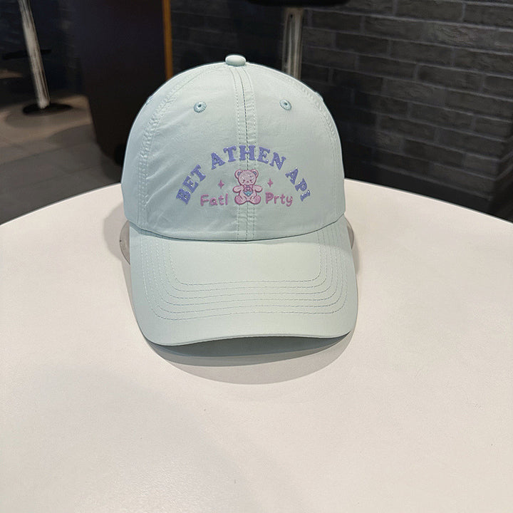 Women's Playful Embroidered Cap Bowlift