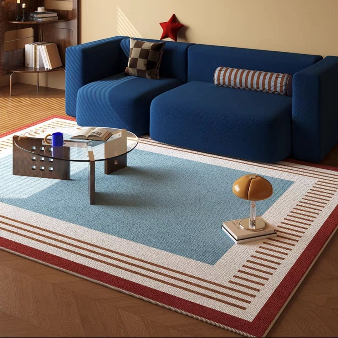 Checkered Pattern Area Rug Bowlift