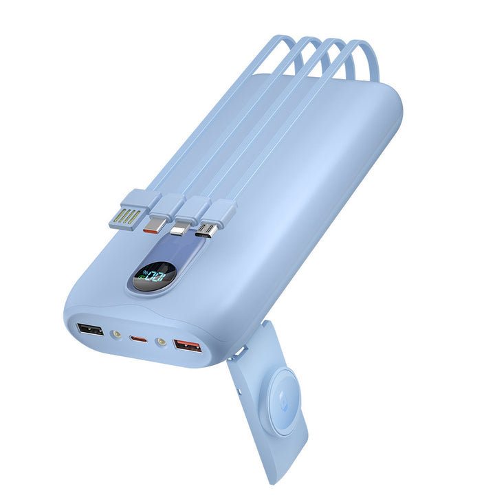 Portable power bank with integrated wireless charging function Bowlift