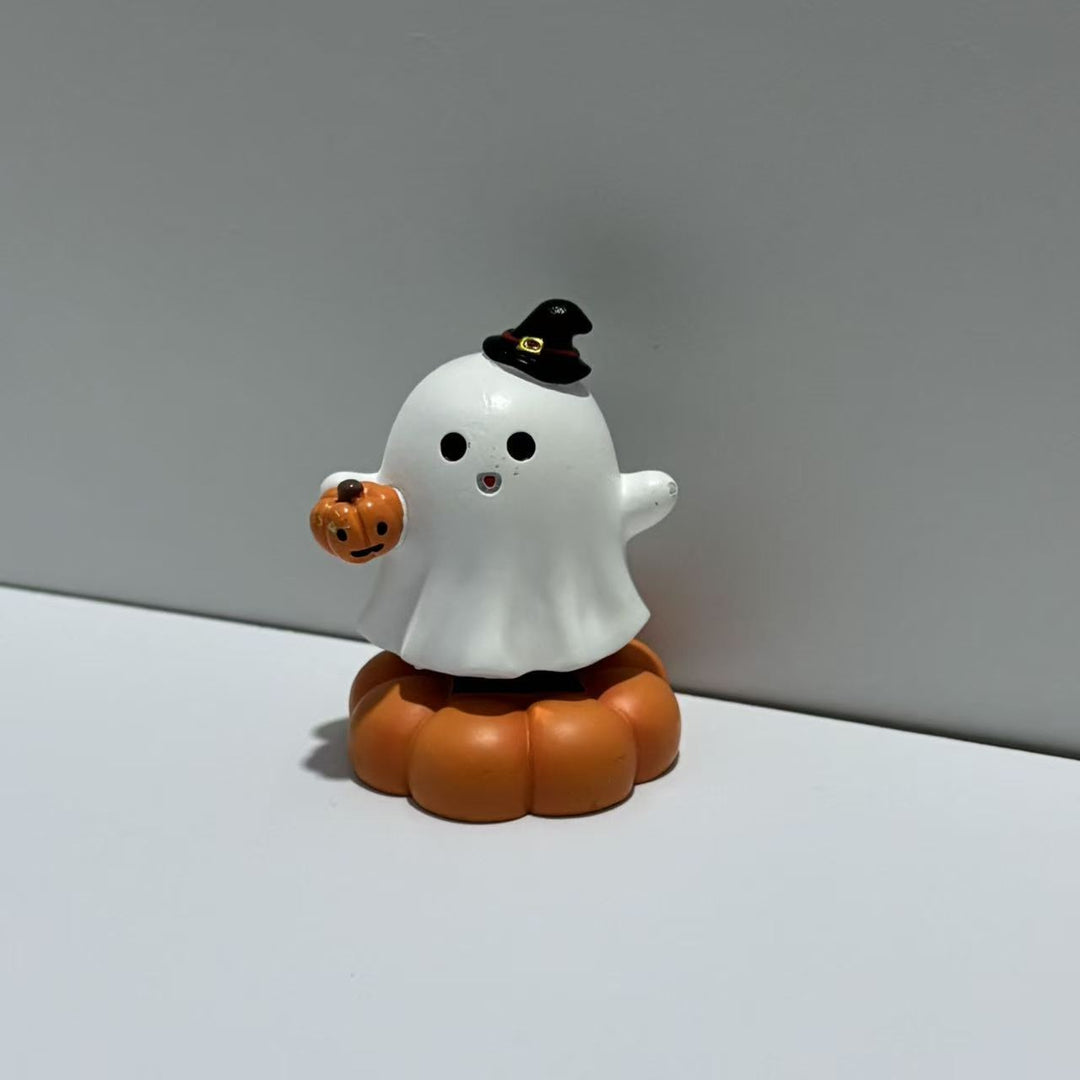Decorative grave stone figure with ghost Bowlift