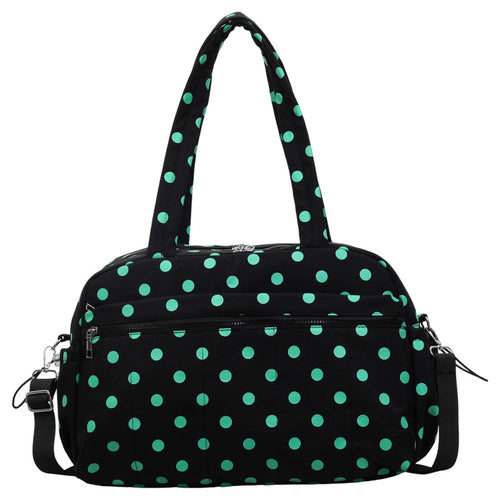 Versatile Polka Dot Travel Duffle Bag