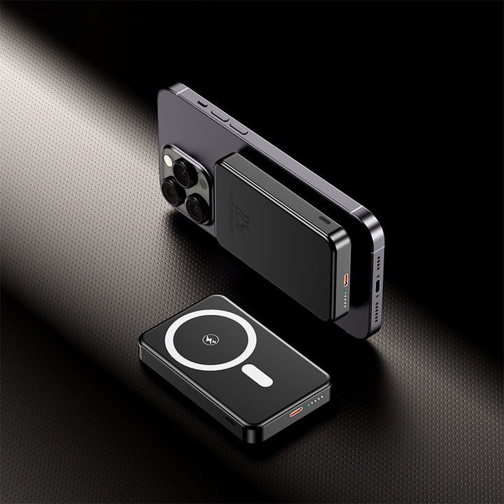 Portable power bank with magnetic function Bowlift