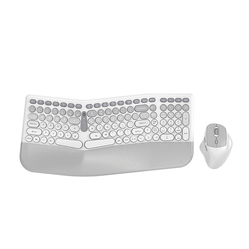 Ergonomic Wireless Keyboard and Mouse Combo Bowlift