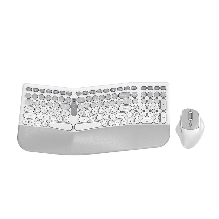 Ergonomic Wireless Keyboard and Mouse Combo Bowlift