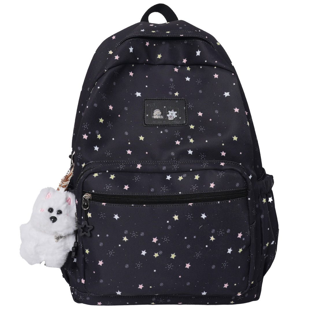 Fun Starry Print Backpack Bowlift