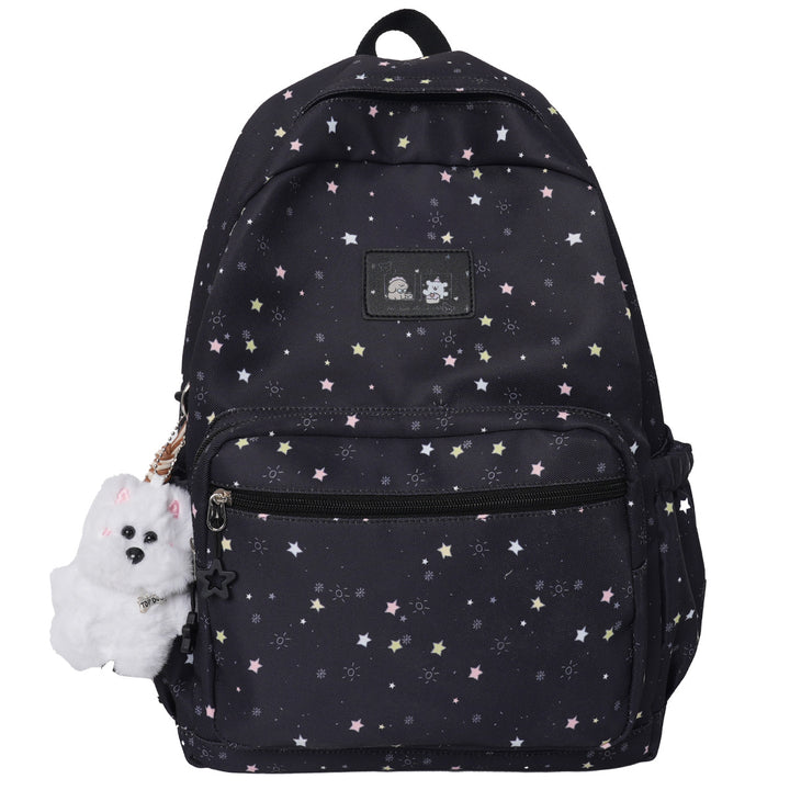 Fun Starry Print Backpack Bowlift