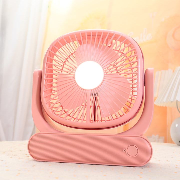 Women's Portable Fan with Integrated LED Lighting Bowlift