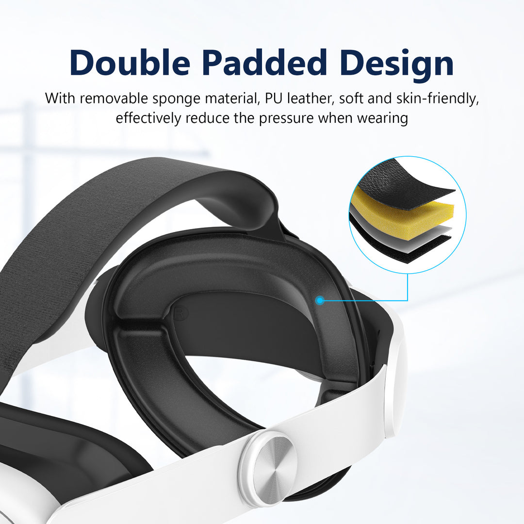 VR-Headset with Ergonomic Design Bowlift