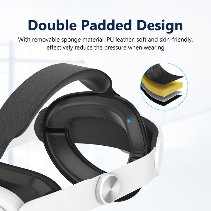 VR-Headset with Ergonomic Design Bowlift