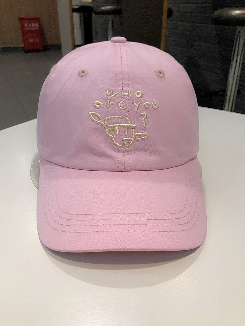 Men's Embroidered Character Casual Cap Bowlift