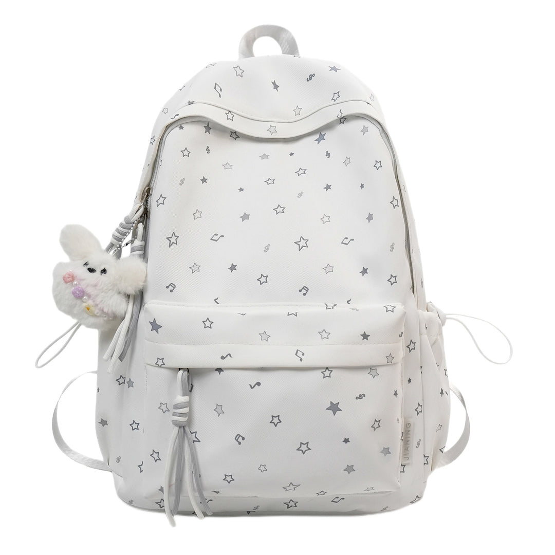 Star-Printed Stylish Daypack Bowlift