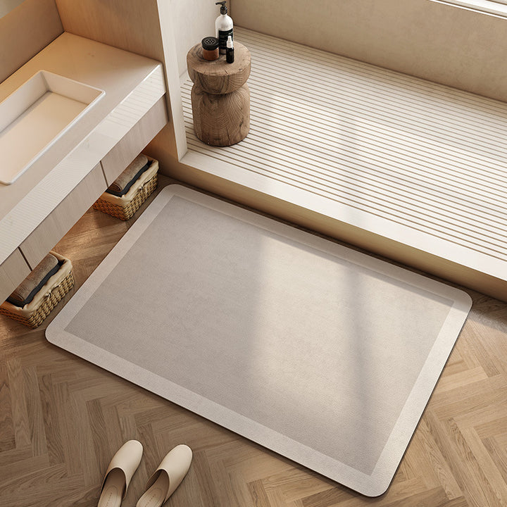 Geometric Patterned Bath Mat Bowlift