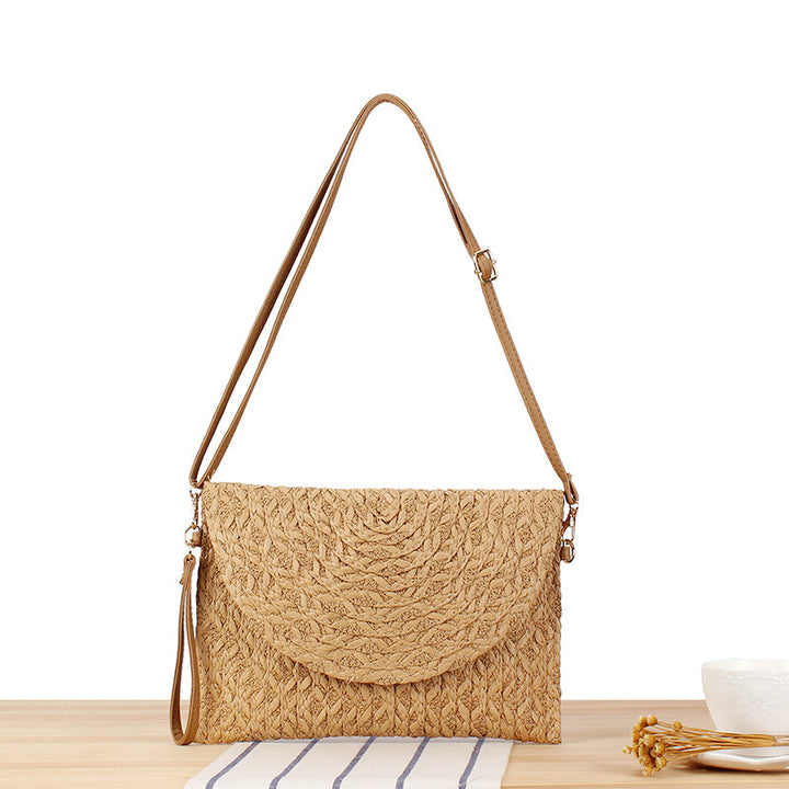 Handbag in Elegant Woven Design Bowlift
