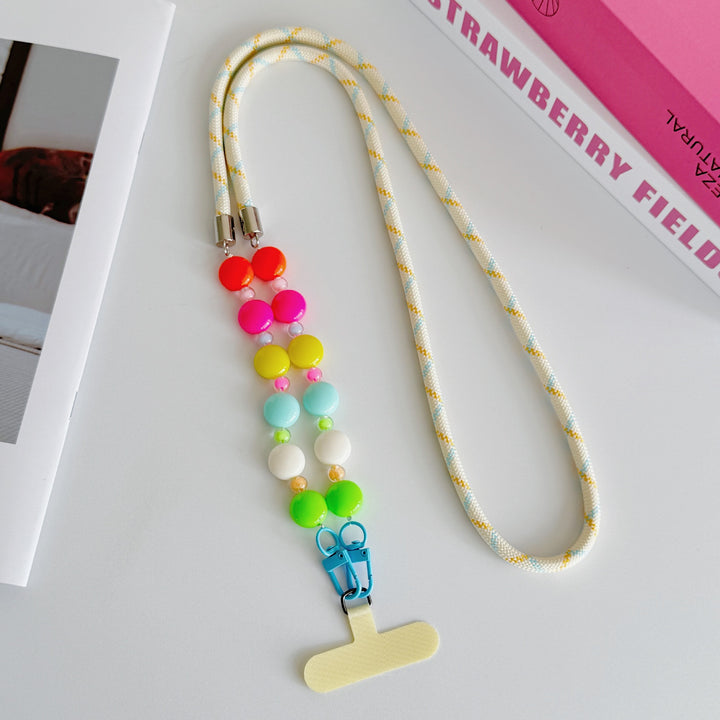 Phone chain with colorful beads Bowlift