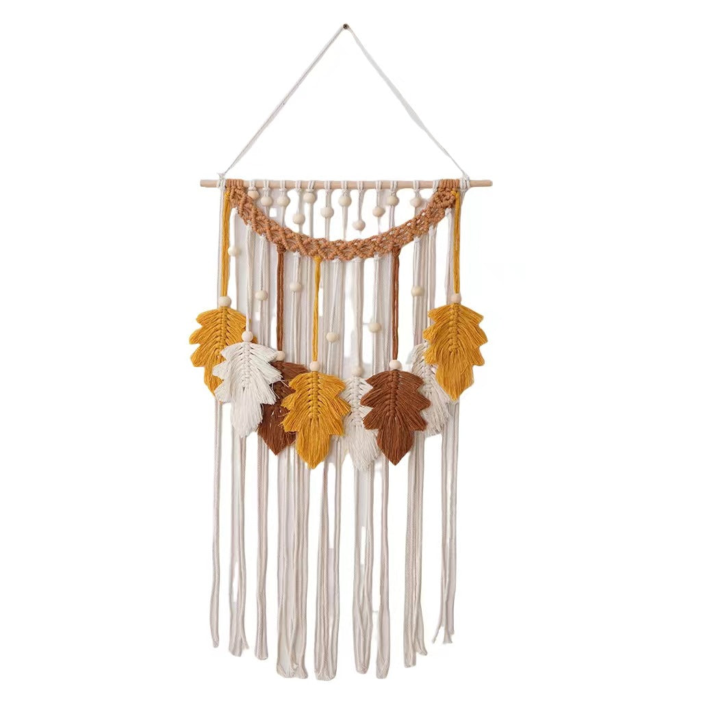 Bohemian Macramé Leaf Wall Hanging Bowlift