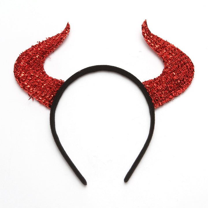 Devil's headband with glitter and devil horns Bowlift
