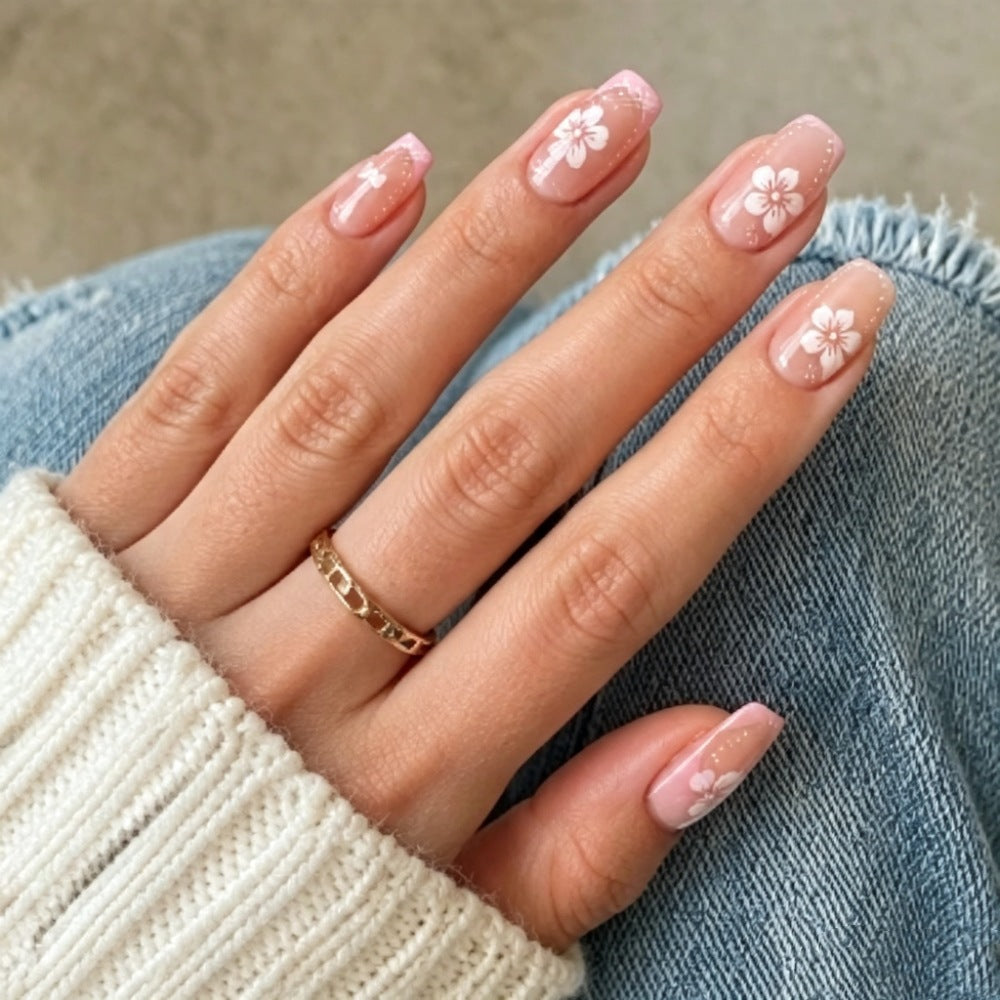 Artistic Starry Night Press-On Nail Extensions
