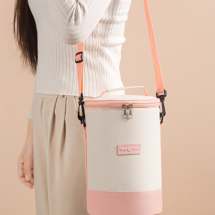 Insulated Food Storage Cylinder Bag Bowlift