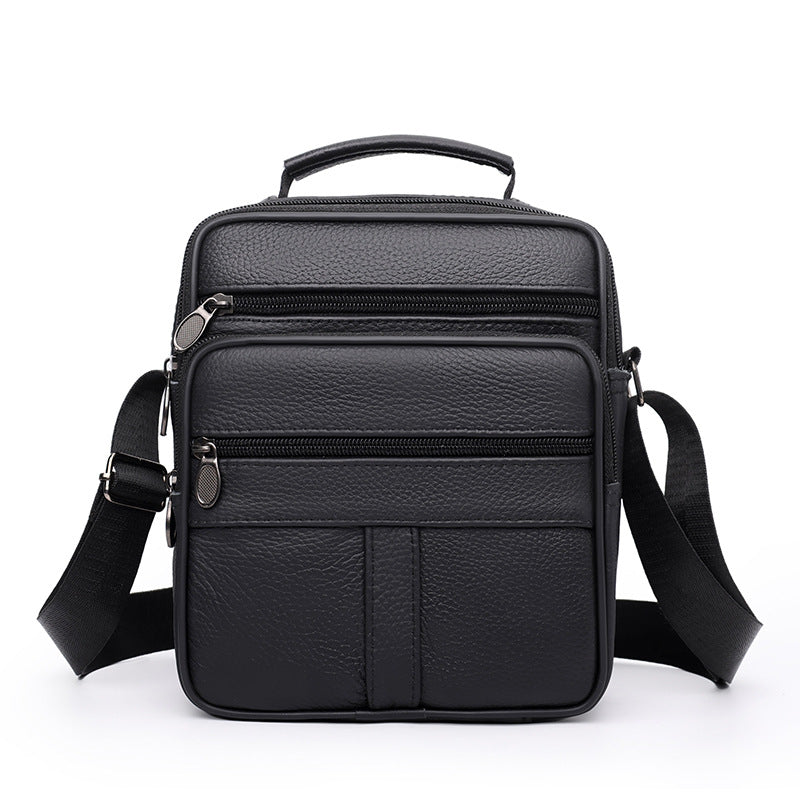Premium Leather Messenger Bag Bowlift