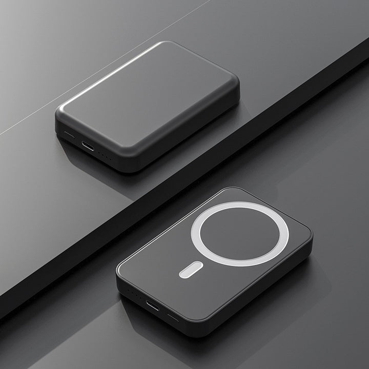 Portable induction power bank with integrated cable management Bowlift