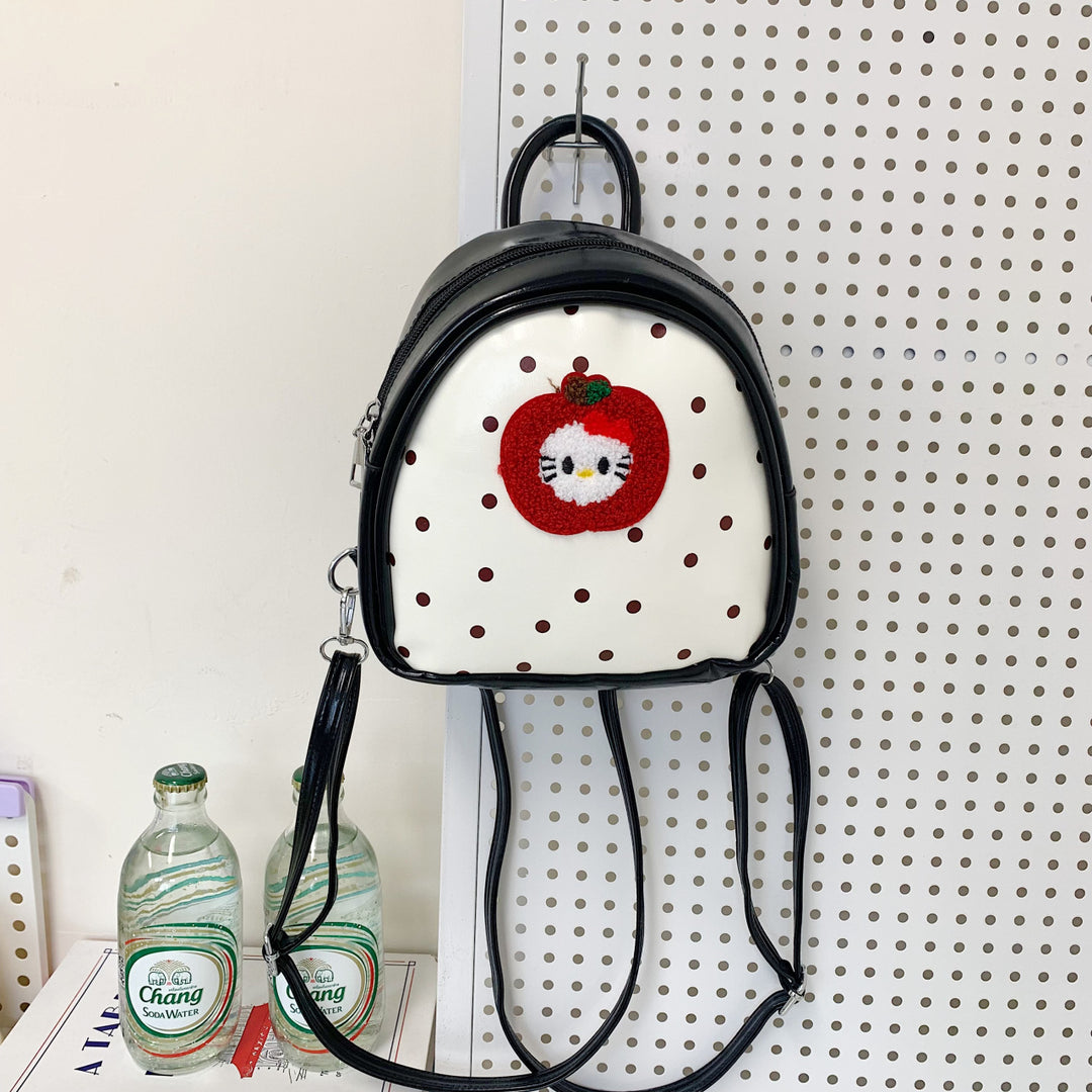 Plush Backpack with Fruity Design and Playful Details Bowlift
