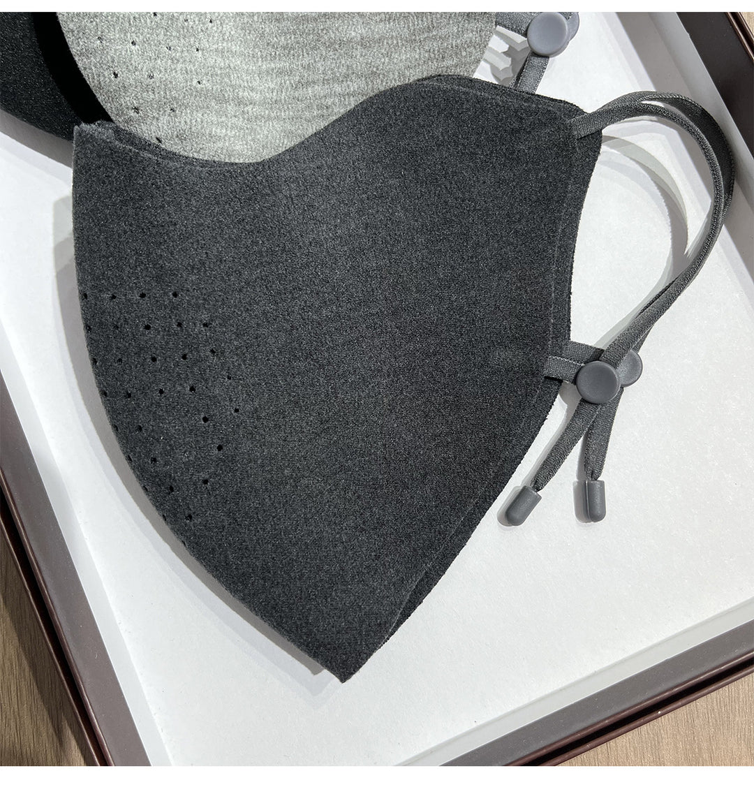Contoured Breathable Reusable Face Mask with Adjustable Ear Toggle Bowlift