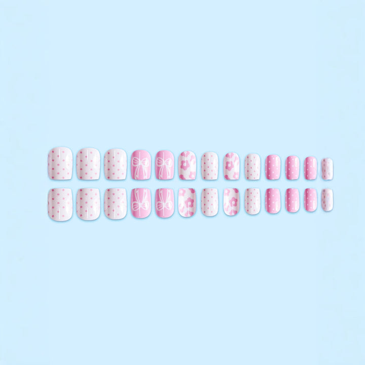 Artfully Designed Press-On Nail Set Bowlift