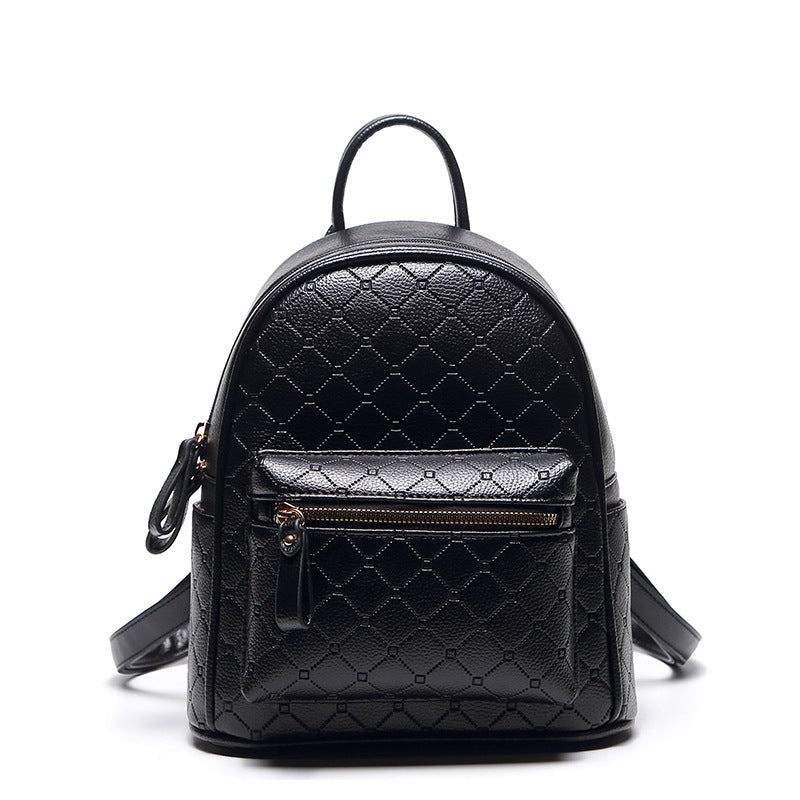 Stylish Textured Mini Backpack Bowlift