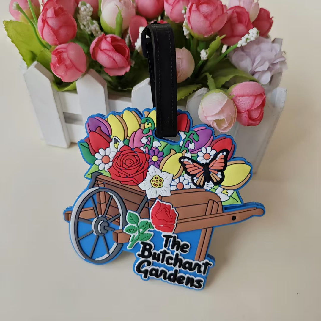 Unisex Luggage Tag with Eye-Catching Safety Message Bowlift