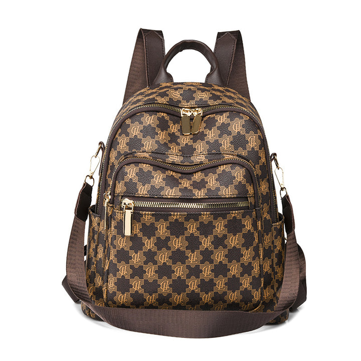 Chic Multi-Pocket Quilted Backpack Bowlift