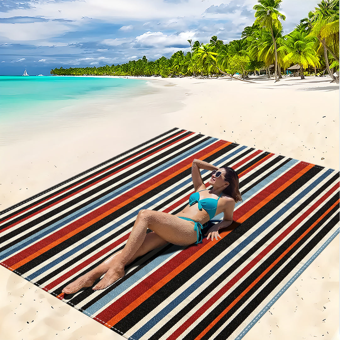 Mandala Design Beach Mat Bowlift
