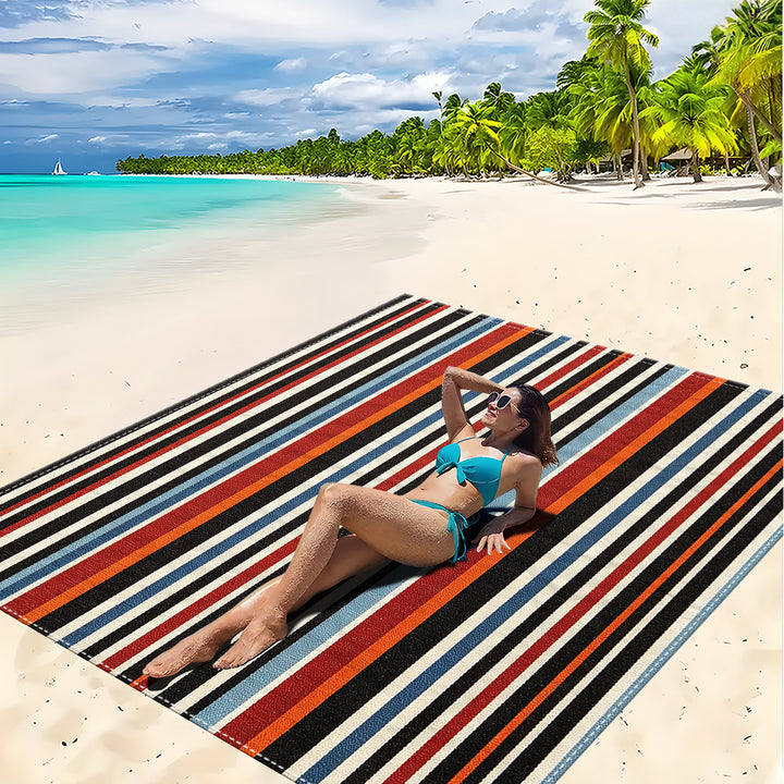 Mandala Design Beach Mat Bowlift