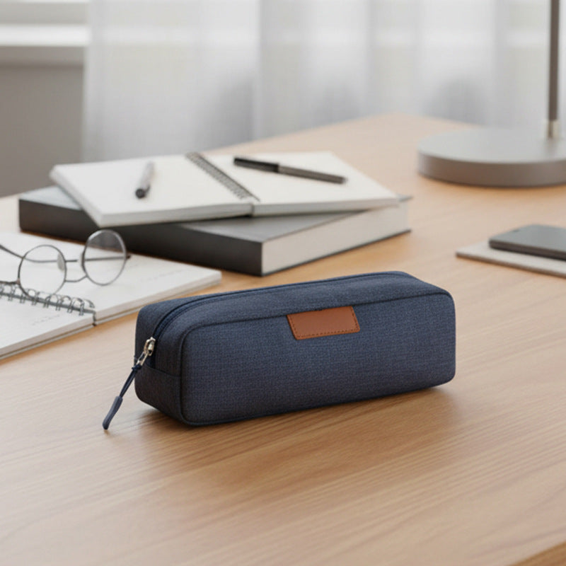Compact Canvas Pen Organizer Pouch Bowlift