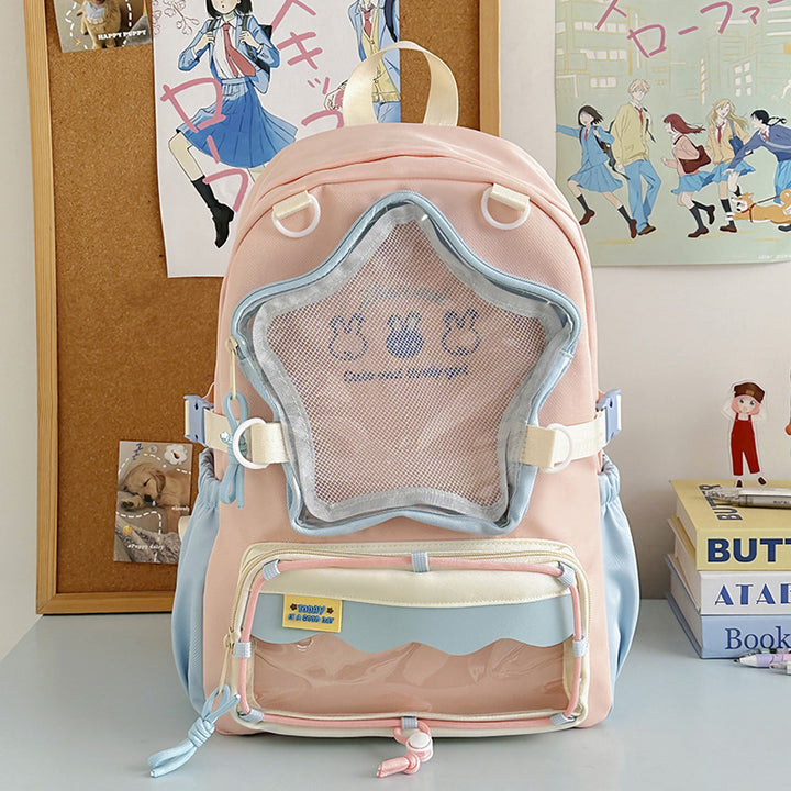 Fun Star-Shaped Design Backpack Bowlift
