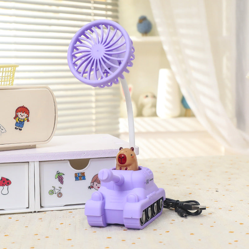 Women’s creative mini fan in cute tank design Bowlift