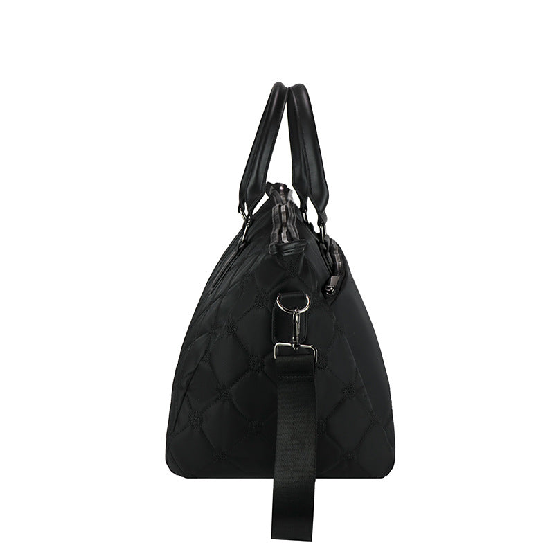 Elegant Quilted Travel Tote Bag Bowlift
