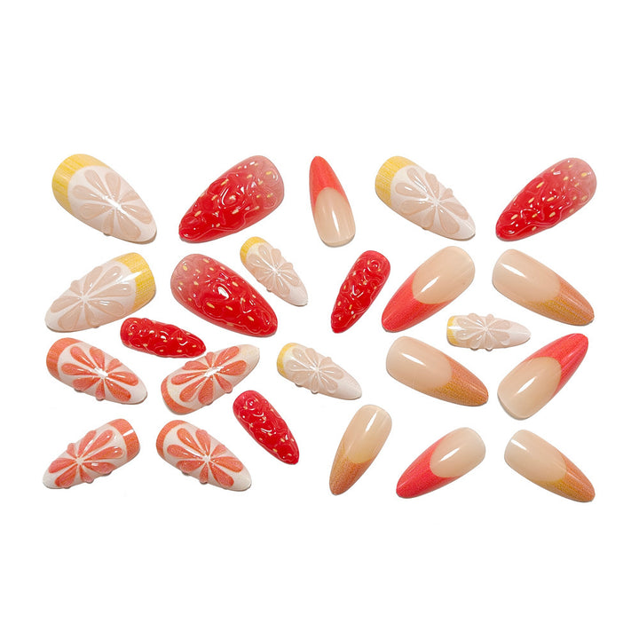 Trendy Art Nails in Fruit Design Bowlift