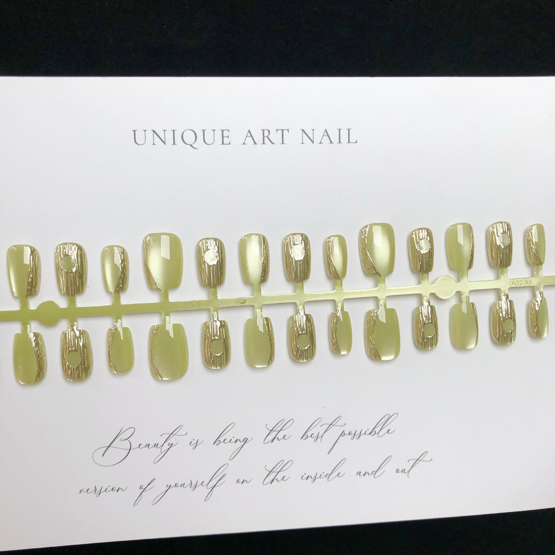 Elegant Customizable Press-On Nail Set