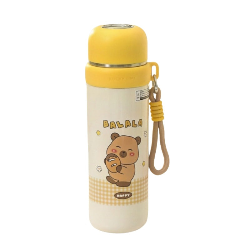 Women's insulated bottle with cute bear motif Bowlift