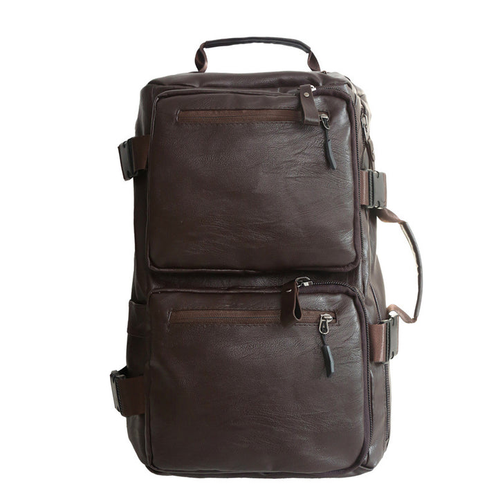 Multi-Functional Leather Weekend Bag Bowlift