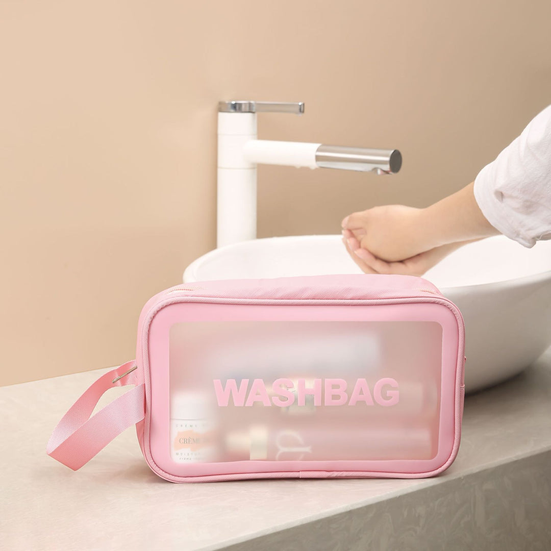 Transparent Travel Wash Bag Bowlift