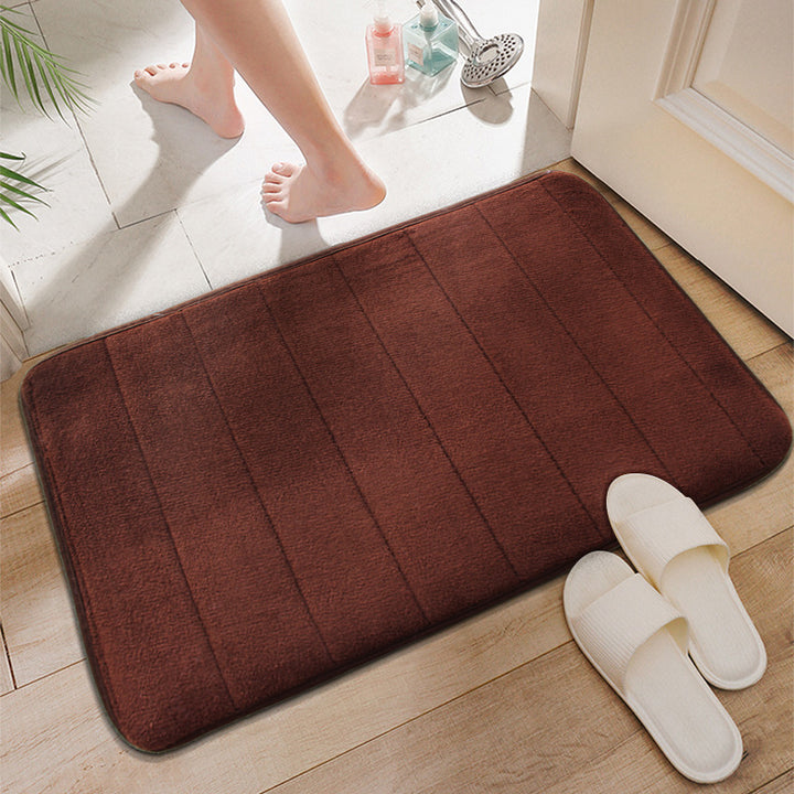 Plush Bathroom Mat Bowlift
